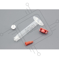 Промышленный шприц 3 мл с красной крышкой 10 шт