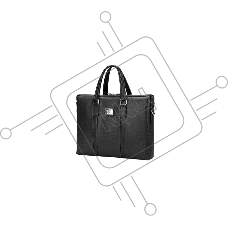 Сумка для ноутбука Сумка Continent CM-142 Black  {полиэстр/эко кожа, черная 15.6