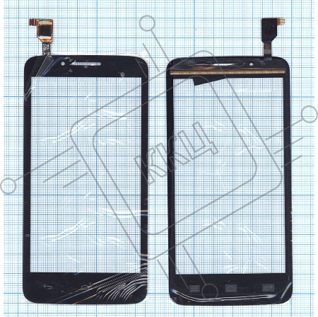 Сенсорное стекло (тачскрин) для Huawei Ascend Y511, черное