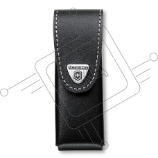 Чехол из нат.кожи Victorinox Leather Belt Pouch (4.0523.3) черный с застежкой на липучке без упаковки