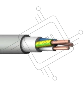 Кабель NUM-J 3х4 (бухта) (м) ЭлектрокабельНН M0001216