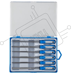 Набор надфилей ЗУБР Профи 6 шт 140 мм, в боксе