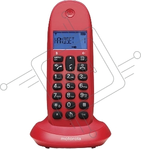Р/Телефон Dect Motorola C1001LB+ красный