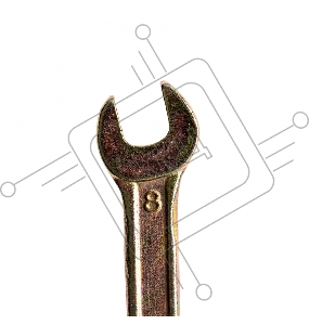 Ключ рожковый, 8 х 10 мм, желтый цинк// Сибртех