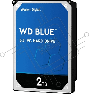 Жесткий диск WD 2Tb 7200rpm WD20EZBX SATA-III  Blue 256Mb 3.5