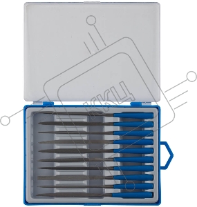 Профи набор надфилей ЗУБР 10 шт 140 мм, в боксе