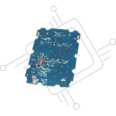Плата клавиатуры 38-Key Keypad PCB for Zebra MC3300