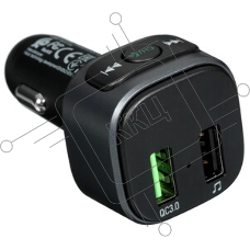 Автомобильное зарядное устройство Hoco E67, bluetooth FM Transmitter, 1xUSB, QC3.0, черный