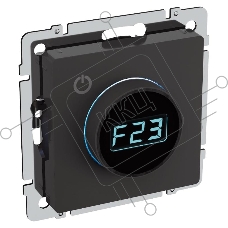 Термостат электронный с индикацией BRITE СП IP20 ТС10-1-БрЧ черный IEK BR-RT11-K02