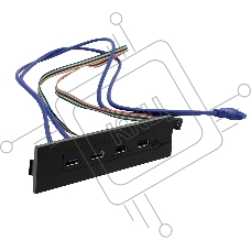 Планка USB на переднюю панель ExeGate U5H-614, 5.25