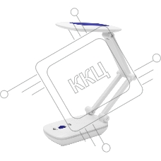 Светильник настольный REXANT Сиквел с ночником, 220 В LED, 5 Вт, 4000 К, бесступенчатое диммирование, заряжаемый, 2 ч автономной работы