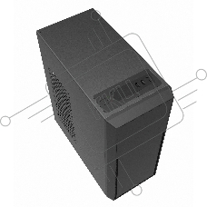 Корпус c блоком питания 500 Ватт/ Case Foxline FL-302-FZ500R ATX case, black, w/PSU 500W 12cm, w/2xUSB2.0, w/pwr cord, w/o FAN
