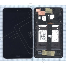 Модуль (матрица + тачскрин) для Asus MeMo Pad 8 ME181 ME181C черный с рамкой