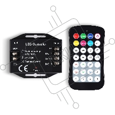 Контроллер GS11351 RGB 24A 12V 288W/ 24V 576W (ПДУ Радио 2.4G CR2025)