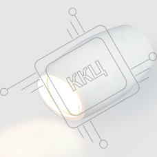 Спот GWL-GU10-M-IP20 Белый Скошеный верх Бочонок