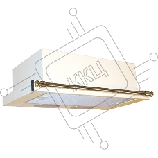 Вытяжка встраиваемая Elikor Интегра 60П-400-В2Л кремовый/рейлинг бронза