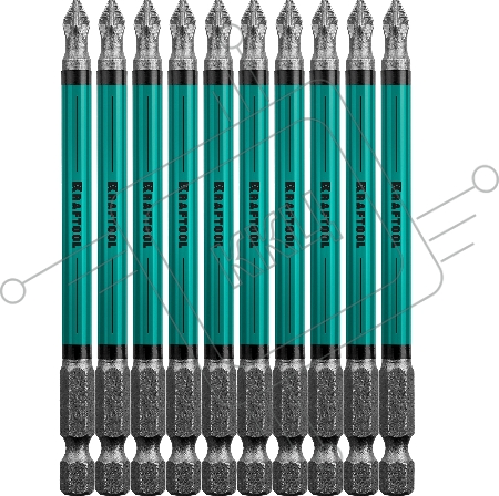 Биты Kraftool профессиональные сталь S10 26124-2-100-10