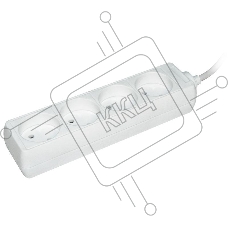 Удлинитель Iek WYP10-06-04-01-N белый, 1,5 м, 4 евророзетки, 2200 Вт