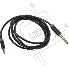 Кабель Vention аудио Jack 6,5 mm M/ 3,5 M - 1,5м BABBG