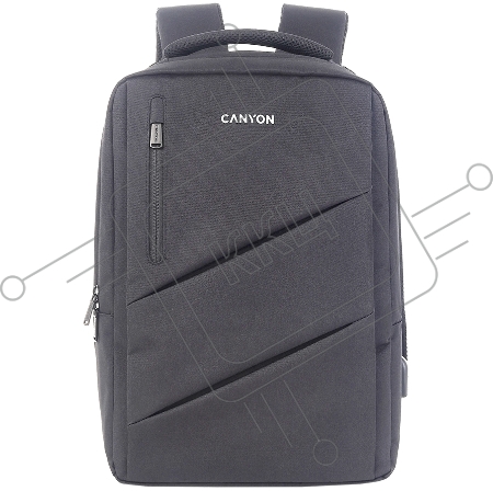 Рюкзак CANYON BPE-5, Laptop backpack for 15.6 inchProduct spec/size(mm): 400MM x300MM x 120MM(+60MM)Grey, Canyon LogoEXTERIOR materials:100% PolyesterInner materials:100% Polyestermax weigh