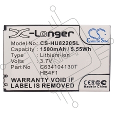 Аккумулятор CameronSino CS-HU8220SL HB4F1 для Huawei U8800/E5151 3.7V / 1500mAh / 5.55Wh