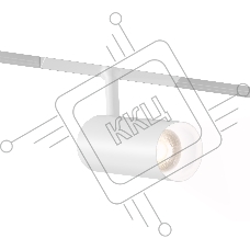 Трековый акцентный светильник Ambrella light GL4410 WH белый IP20 10W 3CCT 3000-6000K SMART 48V 24° D45*100