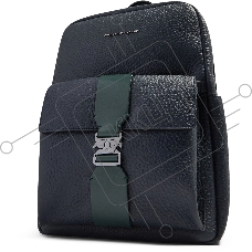 Рюкзак Piquadro Materia CA7263W151/BLUVE синий/зеленый натур.кожа