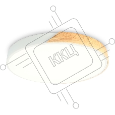 Потолочный светодиодный светильник Ambrella light FZ1300 WH/LW белый/светлое дерево 36W 5000K D400*50 (без ПДУ)