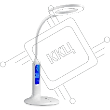 Camelion KD-823 C01 бел.LED (Свет-к наст.,8 Вт,230В, 500лм,сенс, термометр, рег.ярк и цвет.темп.)