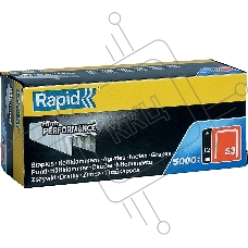 Тонкие скобы RAPID 12 мм, супертвердые, профессиональные тип 53 (A / 10 / JT21), 5000 шт