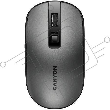 Мышь 2.4GHz Wireless Rechargeable Mouse with Pixart sensor, 4keys, Silent switch for right/left keys,DPI: 800/1200/1600, Max. usage 50 hours for one time full charged, 300mAh Li-poly battery, Dark grey, cable length 0.6m, 116.4*63.3*32.3mm, 0.075kg