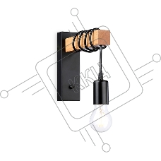 Светильник Ambrella light TR8181 BK/LW черный/светлое дерево E27 max 40W 395*60*210