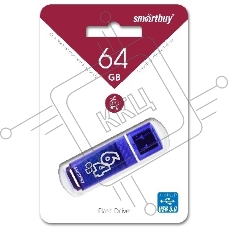 Флешка USB R/W R/W SmartBuy UFD 3.0 SmartBuy 64Gb,GLOSSY SERIES DARK BLUE (SB64GbGS-DB)(UFD 3.0 SmartBuy 64Gb,GLOSSY SERIES DARK BLUE (SB64GbGS-DB))