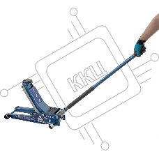Домкрат гидравлический подкатной STELS 51136, быстрый подъем 3т low profile quick lift 75-515мм про