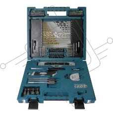 Наборы Makita D-31778 Набор 104шт,отвертка ручн,держ-ль магн,отв.насадки,сверла д\дер,мет,бет,рулетка,ур-нь,зенкер,нож,чем 