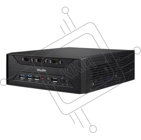 Платформа Shuttle SHU-XC60J black, Fanless, Intel Celeron J3355 dual core 2.5GHz, Support HDMI+D-sub/ X DDR3L 1866 Mhz SODIMM Max 8GB/ 1Gb Ethernet, 802.11 b/g/n WLAN /8xCOMport, M.2 2230 A,E key, M.2 2280 M key