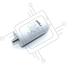 Конденсатор CBB60 16мкФ 450V, 32x65мм (4 клеммы, крепление болтом) 304004