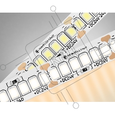 Светодиодная лента Ambrella light GS3401 2835 240Led/ 20W m/ 24V IP20 3000K/ 5000*10*1.2mm (2 конт.)