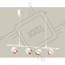 Светильник Ambrella light XB9001500/4 SWH/PPG белый песок/золото розовое полированное MR16 GU5.3 (С9001, С1101, N7035)