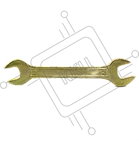 Ключ рожковый, 13 х 14 мм, желтый цинк// Сибртех