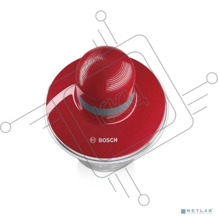 Измельчитель электрический Bosch MMR08R2 0.8л. 400Вт красный