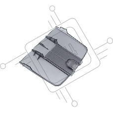 Лоток для вывода бумаги RM1-4725-000CN / HP LJ-M1522 Paper output Tray