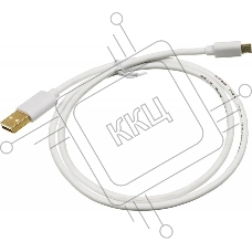 Кабель USB2.0 2A Square USB A (m)/micro USB B (m) 0.75м Позолоченные контакты