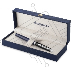 Ручка перьевая Waterman Hemisphere Colour Blocking (2202847) Blue/Black CT F сталь нержавеющая подар.кор.