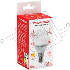 Лампа светодиодная Hiper THOMSON LED GLOBE 6W 480Lm E14 3000K TH-B2031