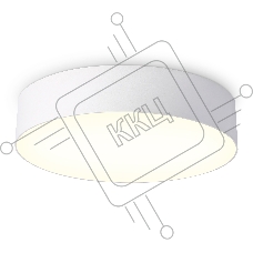 Потолочный светодиодный светильник Ambrella light FV5523 WH белый LED 35W 3000K D300*58 (Без ПДУ)