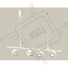 Светильник Ambrella light XB9001530/4 SWH/PSL белый песок/серебро полированное MR16 GU5.3 (С9001, С1101, N7003)