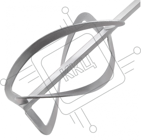 Комплект насадок для строительного миксера, 2шт., 220х560 мм, оцинкованные, хвостовик HEX13// Denzel