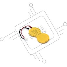Батарейка CMOS CR2016-2P с коннектором, 3 В