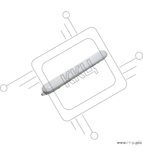 Светильник ДСП Iek LDSP0-1305-18-6500-K01 1305 18Вт 6500К IP65 600мм серый пластик {размер 600х88х76 мм, аналог ЛСП-2х18Вт}